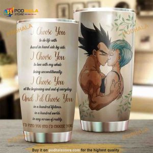 Dragon Ball Z I Choose You Travel Coffee Tumbler