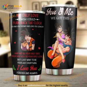 Dragon Ball Z You And Me Coffee Tumbler All Over Print 3D