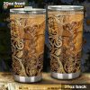 Dragon Leather Pattern Print Stainless Steel Cup Coffee Tumbler