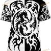 Dragon Tattoo Art Shirt Long Sleeves 3D Print Design Long Sleeves