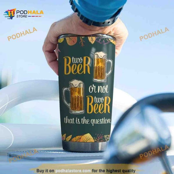 Drinksgiving Two Beer Gift Travel Coffee Tumbler
