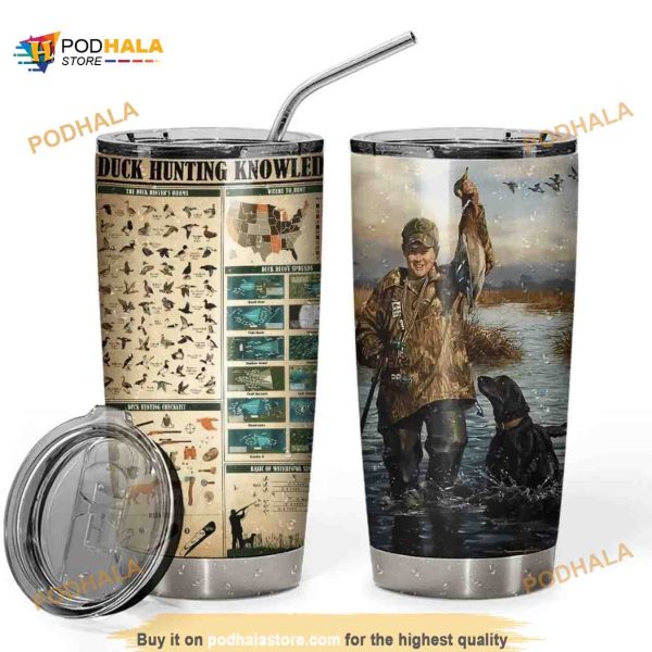 Duck Hunting Knowledge Gift Travel Coffee Tumbler