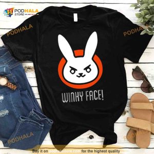 Dva Winky Face Logo Overwatch Shirt 2