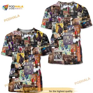 E-40 Covers All Over Printed 3D Shirt
