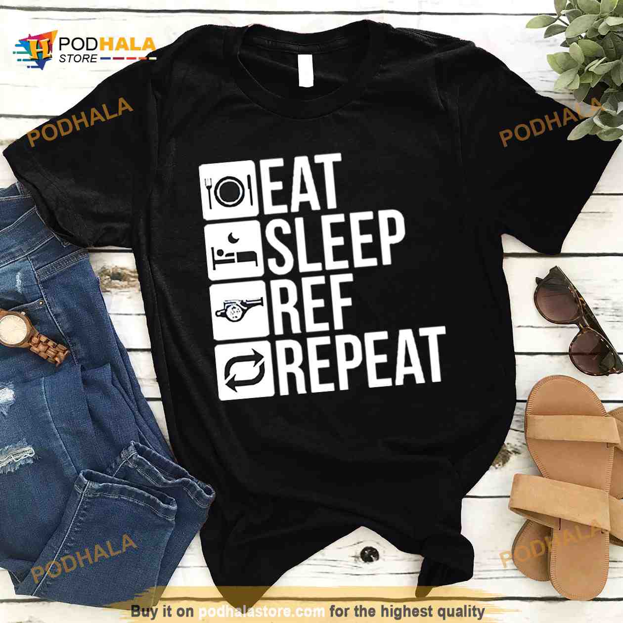 Eat sleep ref repeat Shirt Eat sleep ref repeat Shirt