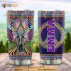 Elephant Doodle Hippie Stainless Steel Cup Coffee Tumbler