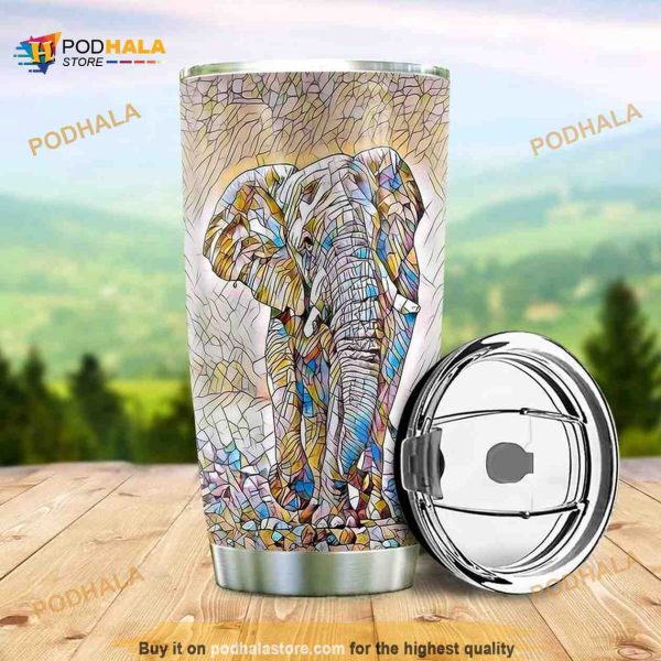 Elephant Stainless Steel Cup Coffee Tumbler