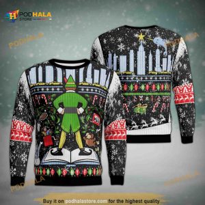 Elf And The City Ugly Christmas Sweater