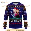 Elsa And Anna Princess Frozen Disney Tree Chirstmas Ugly Wool Sweater