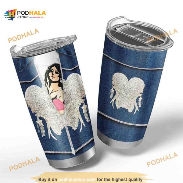 Elton John Gift Travel Coffee Tumbler All Over Print