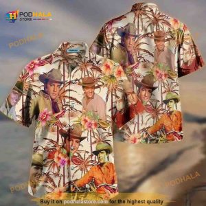 Elvis Presley Cowboy Funny Hawaiian Shirt, Gift For Rock And Roll Lovers