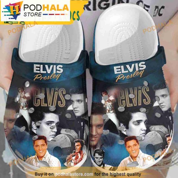 Elvis Presley Crocband 3D Crocs Clog Shoes