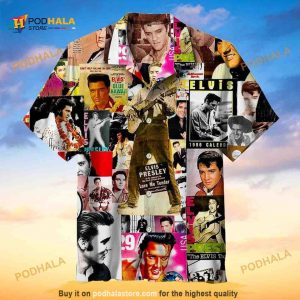 Elvis Presley Funny Hawaiian Shirt, Summer Gift For Rock And Roll Lovers