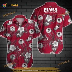 Elvis Presley Long Live The King Funny Hawaiian Shirt,