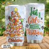 English Bulldog Christmas Personalized Coffee Tumbler