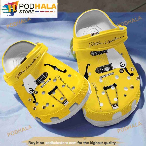 Epiphone Casino Guitar Music Gifts Crocband 3D Crocs Clog Shoes