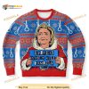 Epstein Didn’t Kill Himself Ugly Christmas Hillary Wool Sweater