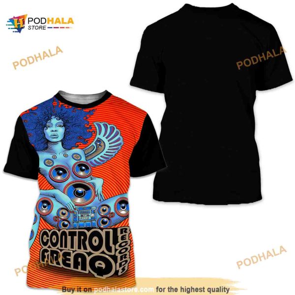 Erykah Badu 3D Shirt