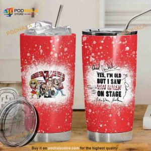 Evh Band Yes Im Old But I Saw Red Coffee Tumbler