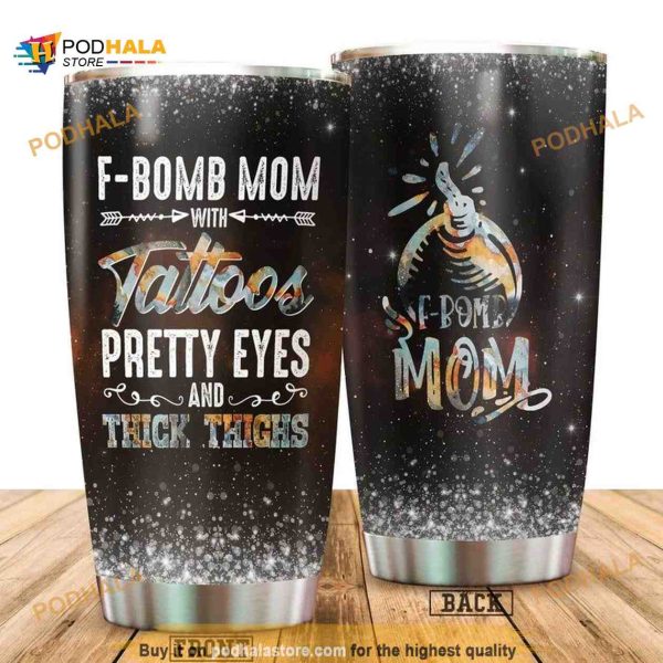 F-bomb Mom Stainless Steel Cup Coffee Tumbler