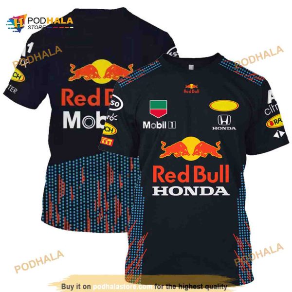 F1 Red Bull Formula One Team Racing 3D Shirt