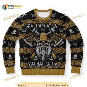 FA-LA-LA-LA Valhalla-La Ugly Christmas Wool Sweater