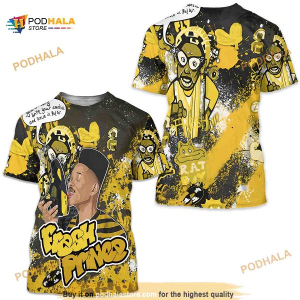 FP Lick Jordan Unisex Sneaker 3D Shirt Match 2023 Thunder 4s Tee