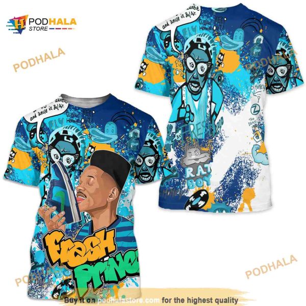 FP Lick Jordan Unisex Sneaker 3D Shirt Match Dunk Low GS Kyrie Tee