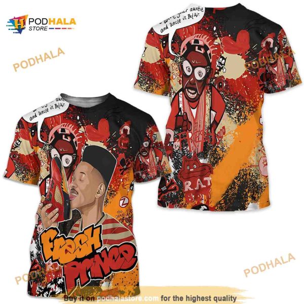 FP Lick Jordan Unisex Sneaker 3D Shirt Match Retro Mars For Her 5s Tee