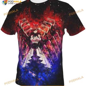 Fairy Tail 3D Pattern Printed Short Sleeve