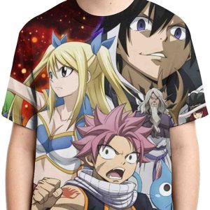 Fairy Tail Boys Girls 3D Shirt