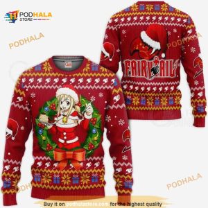 Fairy Tail Lucy Heartfilia Ugly Christmas Xmas Anime Christmas Sweater