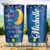 Family Moon Personalized 6 Gift Travel Coffee Tumbler