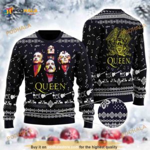 Fanmade Christmas Queen Band Ugly Xmas Wool Sweater