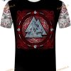 Fashion Men Viking Dragon Tattoo 3D Shirt