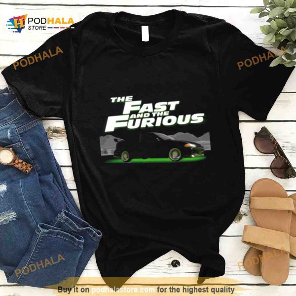 Fast Family Eg Si Coupe Neon Fast And Furious Shirt