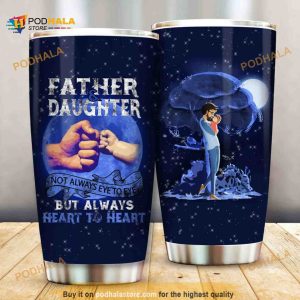 Father Daughter Always Heart To Heart 102 Coffee Tumbler