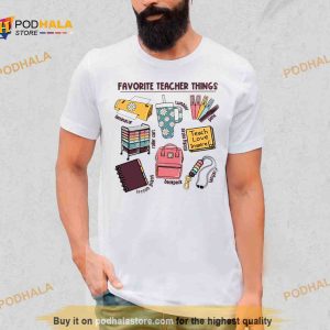 Favorite Teacher Things Retro Shirt