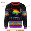 Feeling Magical But Also Stabby Ugly Christmas Sweater 3D All Over Print