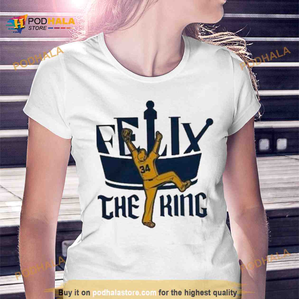Felix Hernández Seattle Mariners Flix The King Shirt - Bring Your