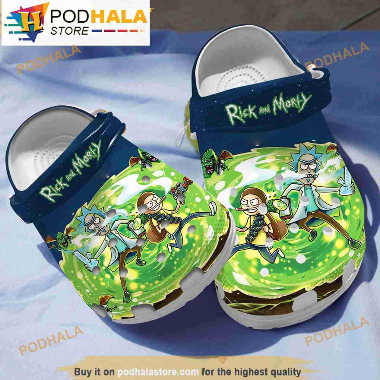 Custom Rick And Morty Crocs Hilarious Rick And Morty Gifts For Her