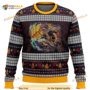 Fire Dragon’s Iron Fist Dragneel Natsu Fairy Tail Anime Ugly Wool Sweater