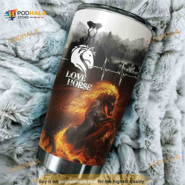 Fire Horse Stainless Steel Cup Coffee Tumbler