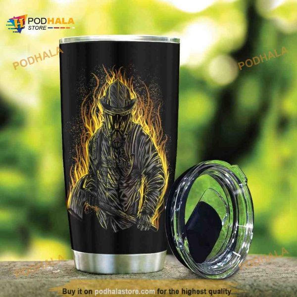 Firefighter Gift Travel Coffee Tumbler All Over Print