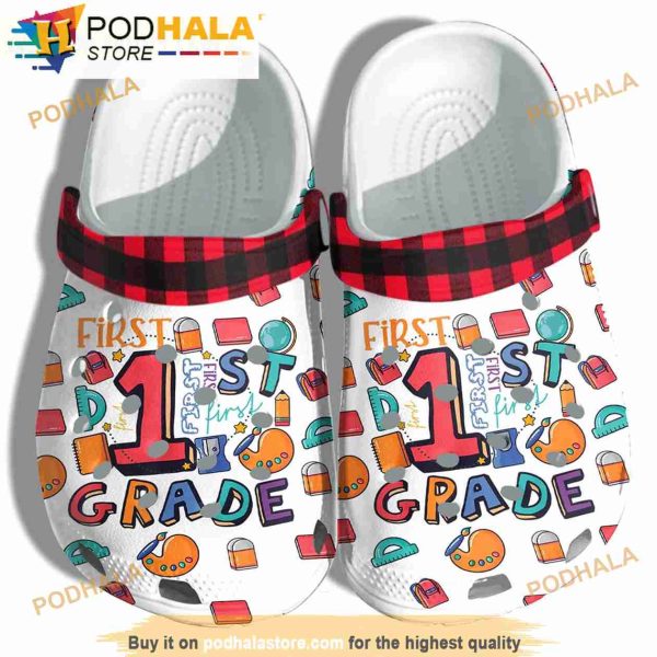 First Day Of Back To School Crocband 3D Crocs Clog Shoes