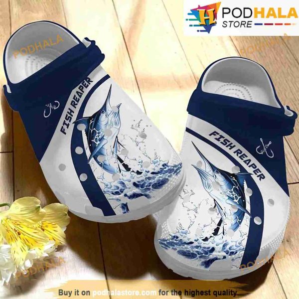 Fish Reaper Bass Crocband 3D Crocs
