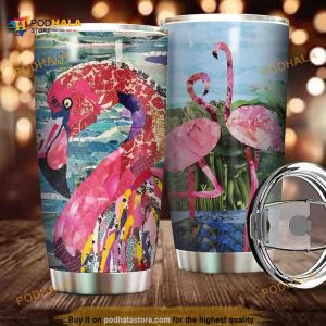 Flamingo Lovers Stainless Steel Cup Coffee Tumbler