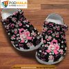 Floral Breast Cancer Awareness Pink Ribbon 3D Crocs Crocband