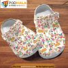 Floral Corgi Dog Pattern 3D Crocs Crocband