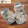Floral Pitbull Dog Mom 3D Crocs Crocband